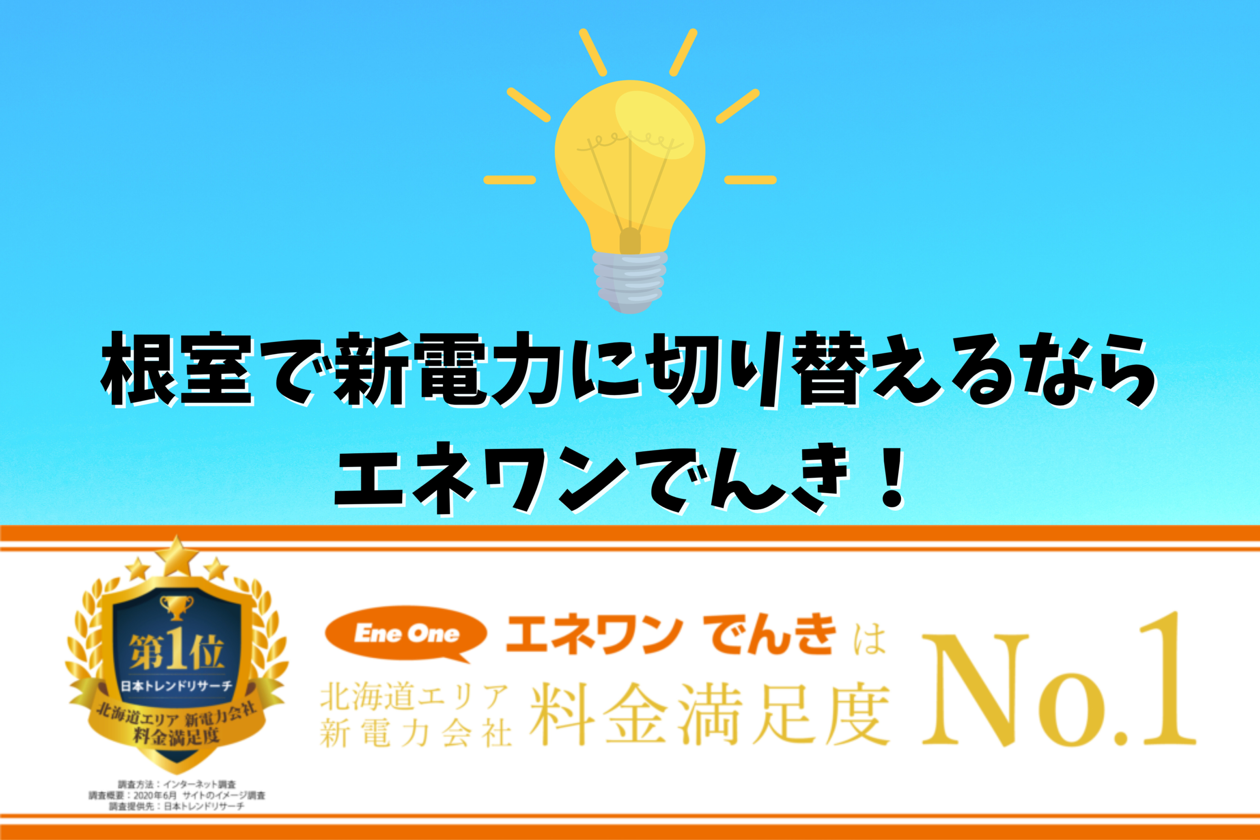 エネワンでんき 神田新聞店 北海道エリア新電力 Atta Nemuro アッタネムロ